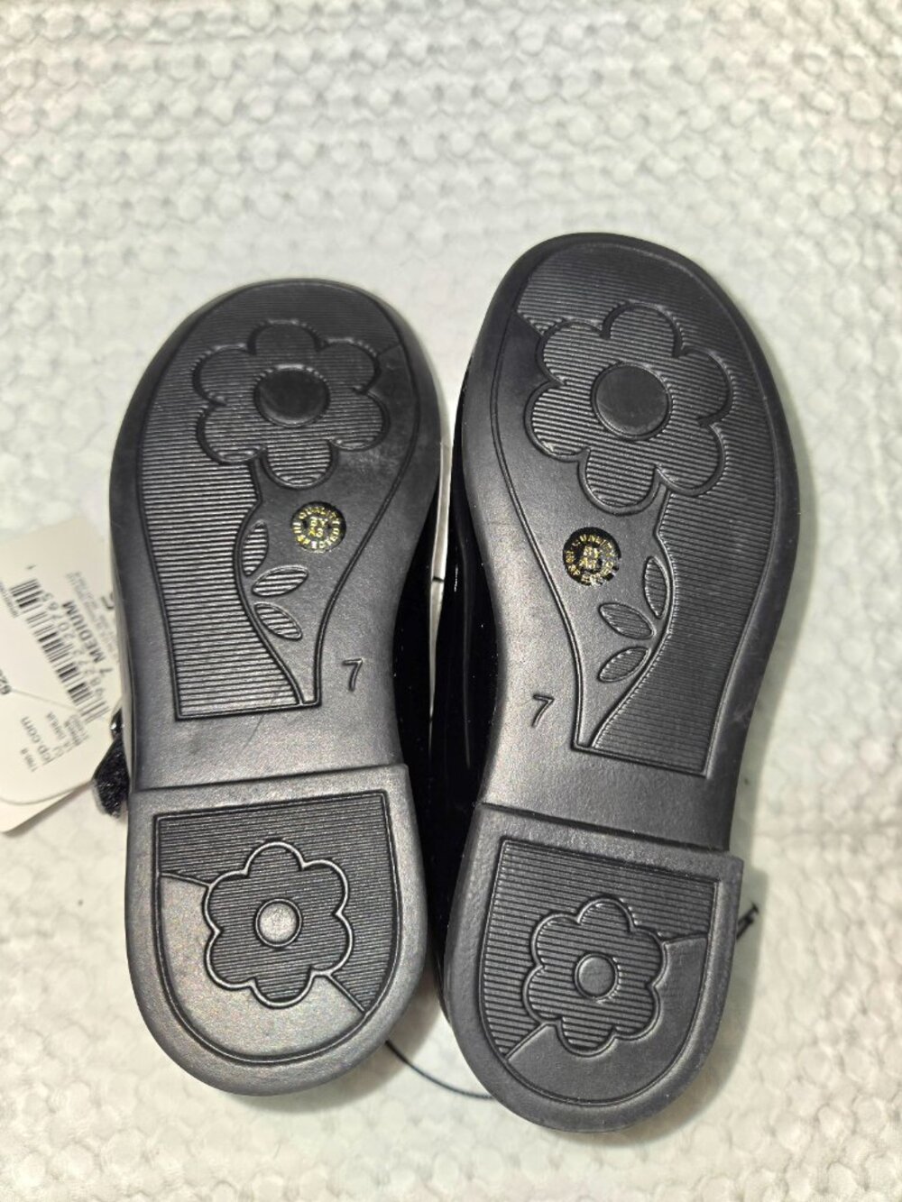 Christie & Jill Lil Dahlia Black Patent Mary Jane Flats NWT Size 7 - Picture 5 of 5